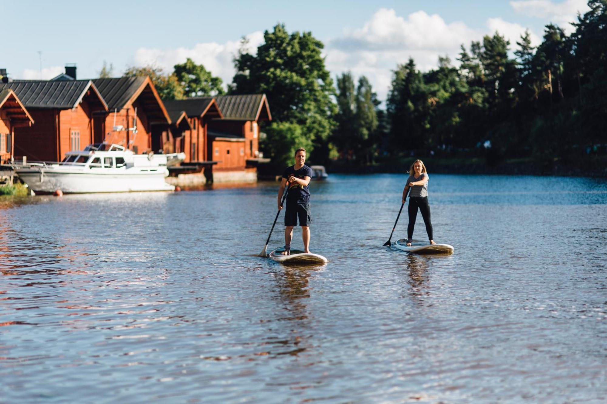 Runo Hotel Borgå Exteriör bild Stand-up paddleboarding in Finland